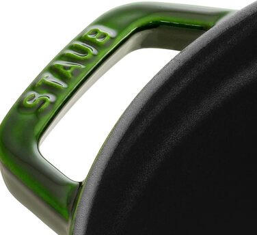 Кокот круглий 28 см, зелений базилік Staub