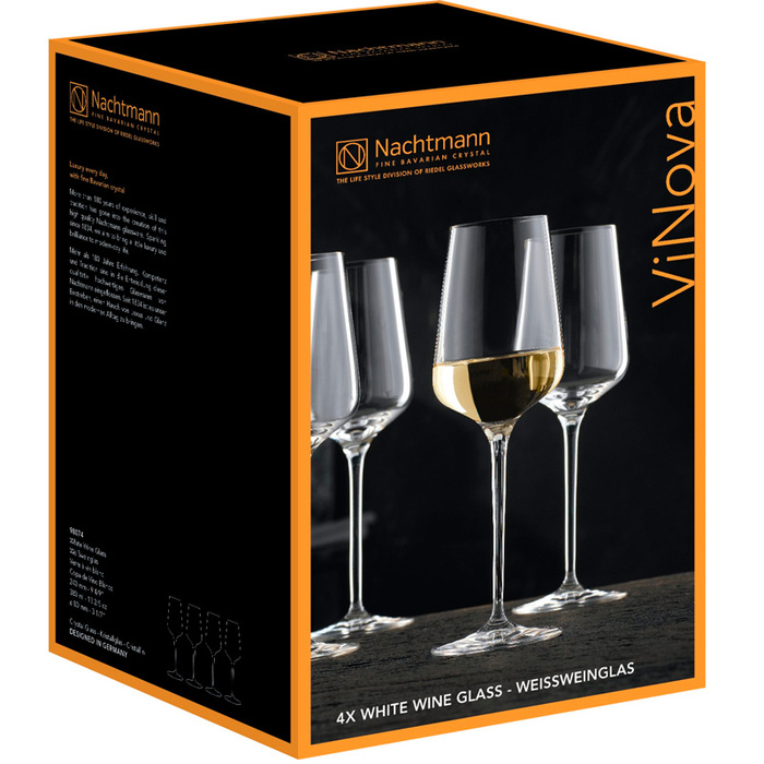 Набор бокалов для белого вина Nachtmann ViNova, 380 мл, 4 шт.