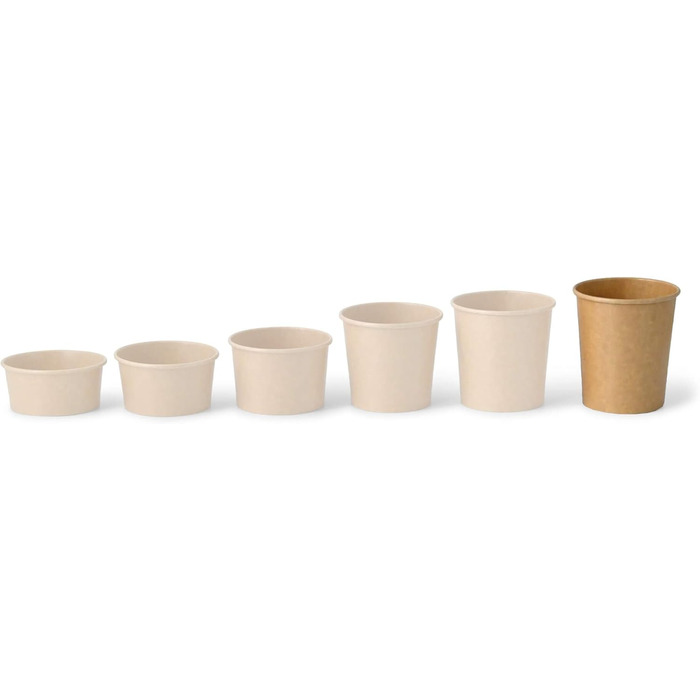 Набір паперові стаканчики для морозива 50 шт. 400 мл GREENBOX