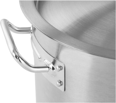 Каструля 20 л з нержавіючої сталі з кришкою 30 смRoyal Catering