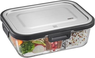 Контейнер харчовий, прямокутний, 300/500 мл Milo Gefu