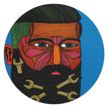 Підставка під кухоль Maxwell Williams Spanner Man MULGA, фарфор, діам. 10 см