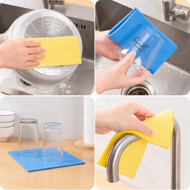 Серветки для прибирання кухні 6 шт. 18 х 20 см BloomExcellent