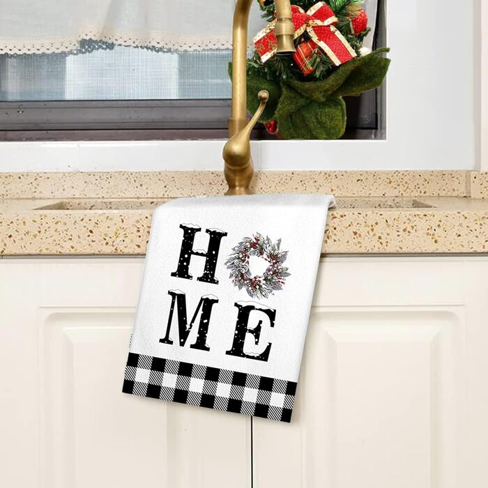 Набір з 4 різдвяних кухонних рушників 45 x 65 см, набір K Ohok