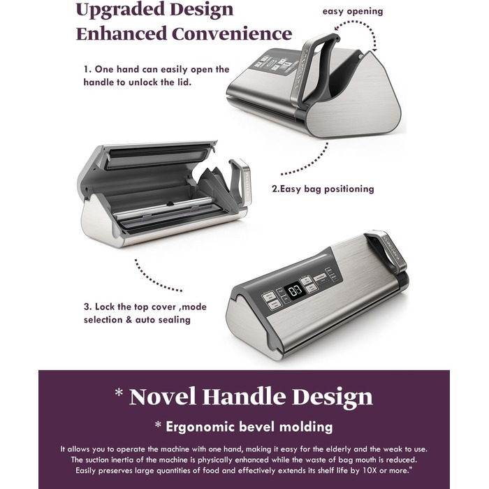 Вакуумний пакувальник 140 Вт Mesliese