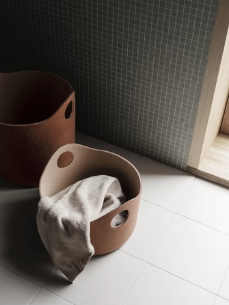 Кошик повстяний коричневий, розмір S Tiggy Blomus