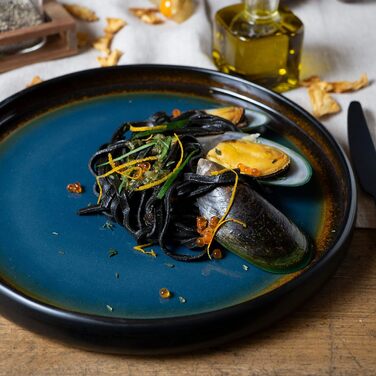 Набір посуду з кераміки Moritz & Moritz SOLID з 18 предметів 6 персон набір посуду з 6 обідніх, маленьких, глибоких тарілок набір посуду з 18 предметів