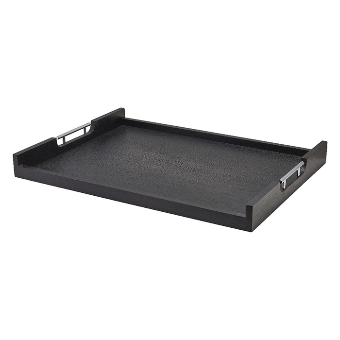 Поднос 65*49 см, деревянный, черный, Solid Black, GenWare