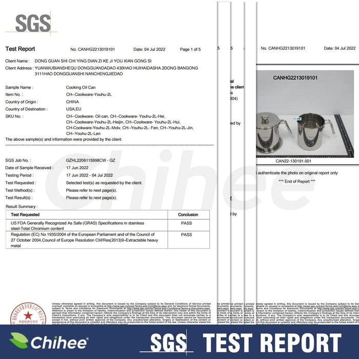 Сепаратор для відділення жиру 2 л, сріблястий Chihee
