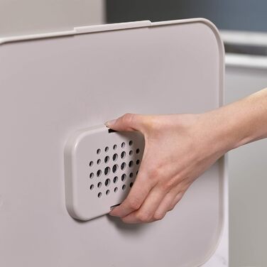 Контейнер для сміття подвійний 40 л білий Totem Compact Joseph Joseph