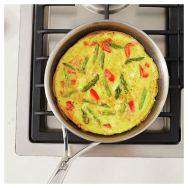 Сковорода 20 см з антипригарним покриттям у формі стільників, нержавіюча сталь, Peak Zwilling