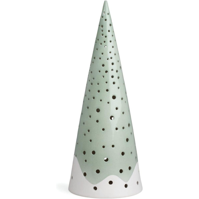 Свічник для чайної свічки конусний 28,5 см зелений Nobili Kähler