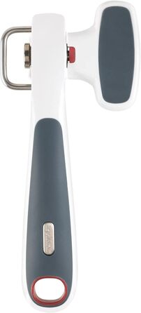 Відкривачка Zyliss Strong Boy 2, ABS, TPE, нержавіюча сталь, нейлон, посилений ПВХ, сірий, 23 x 5 x 4 см, E46145 (консервний нож з безпечним краєм)