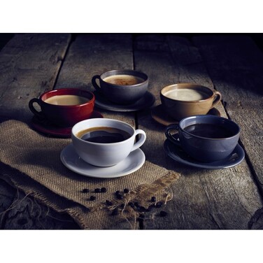 Блюдце голубое 15 см, Terra Stoneware Rustic, GenWare