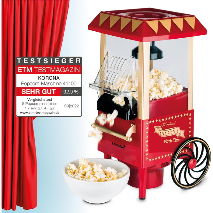 Машина для цукрової вати Korona 41200, пластик (машина для попкорну)