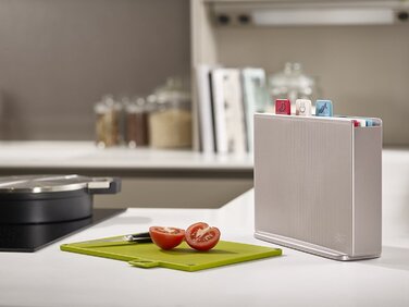 Набір обробних дощок срібний Index Joseph Joseph