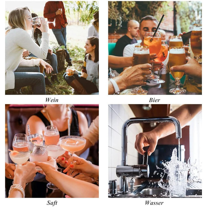 Набір каменів для віскі з нержавіючої сталі 8 шт золотисті sinzau