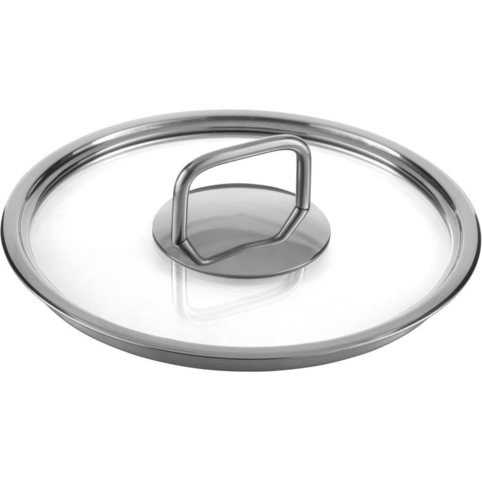 Набір каструль з нержавіючої сталі зі скляними кришками, 4 предмети Klamer