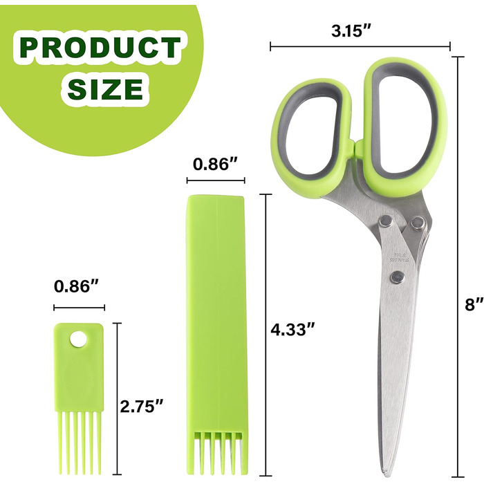 Кухонные ножницы с 5 лезвиями LUVCOSY