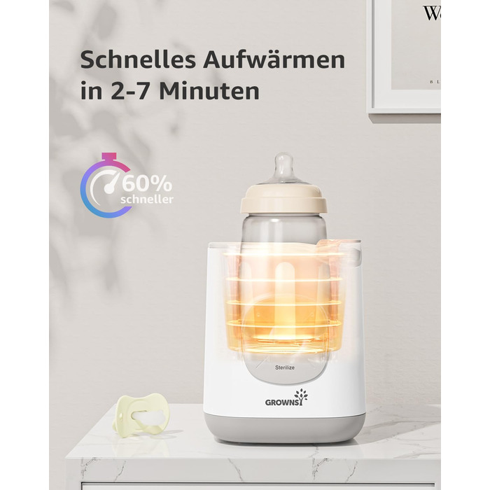 Підігрівач дитячих пляшечок 10 в 1 GROWNSY