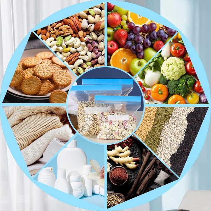 Вакуумні пакети 70 пакетів  17,5 х 15,5/31 х 27/ 22 х 18 см Xmart