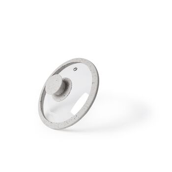 Кришка Fissman ARCADES 16 см з силіконовим ободом сірий (9994)