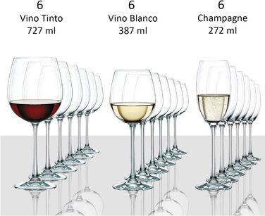 Бокал для шампанского, Бокал, прозрачный, 4 шт. (в упаковке ), 4 шт. (набор бокалов 18 шт.)