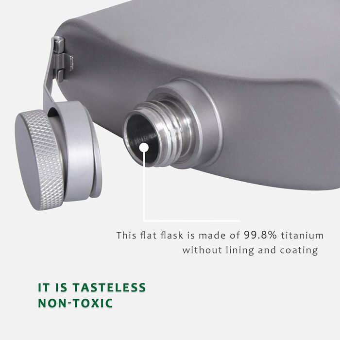 Титанова стегнова колба 200 мл. Boundless Voyage