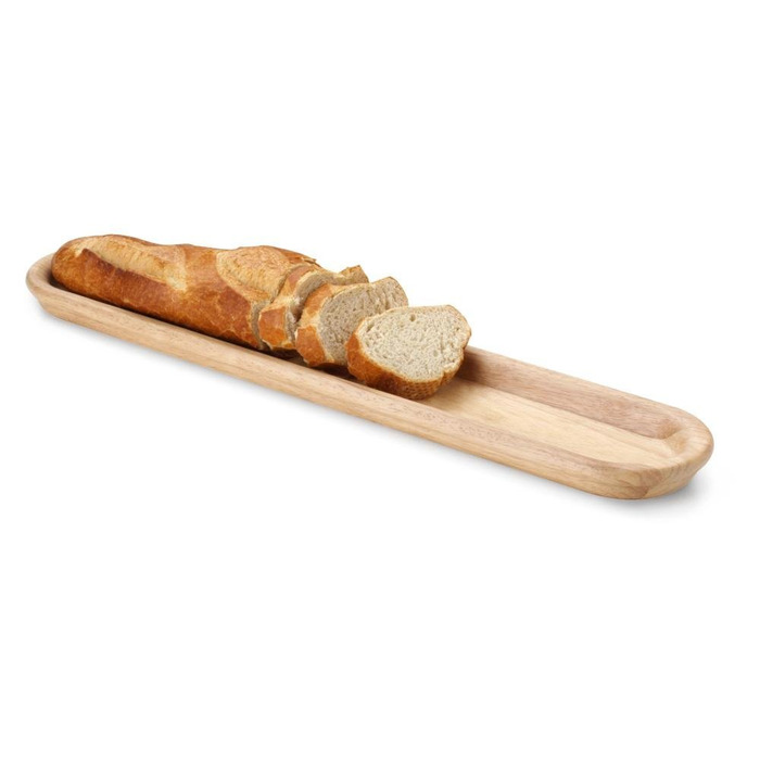 Дошка для багета, каучукове дерево 60 х 12 см Continenta