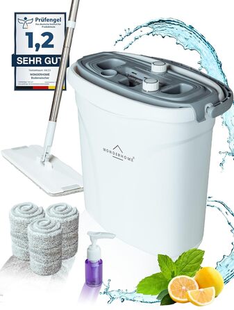 Набір швабри з відром 140 см WONDERHOME