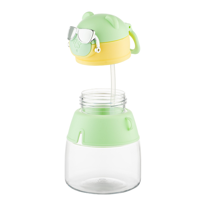 Пляшка для води Ardesto Space 550мл, пластик, зелений