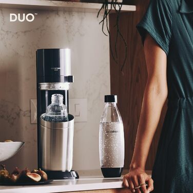 Набір для газування води, 3 предмети, чорний Duo SodaStream