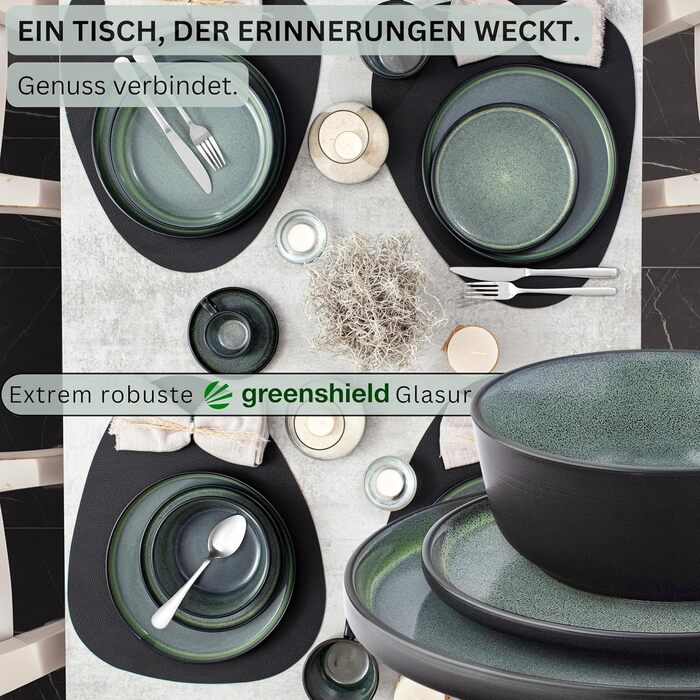 Кам&39яні миски для пасти 6 предметів, набір мисок для пасти на 6 осіб, набір мисок можна мити в посудомийній машині та використовувати в мікрохвильовій печі, велика багатофункціональна миска темно-сірого кольору 750 мл VALUE COLLECTION (Мальме, набір пос
