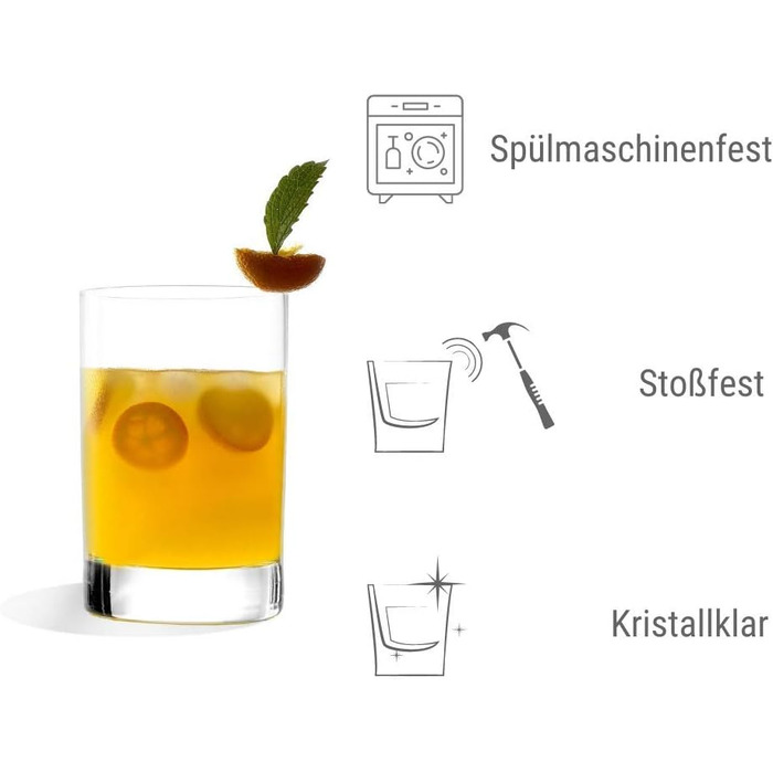 Набір із 6 склянок для води/соку 290 мл, New York Bar Stölzle Lausitz