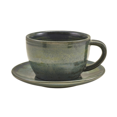 Блюдце 14.5 см, зеленое, Terra Porcelain Aqua Green, GenWare
