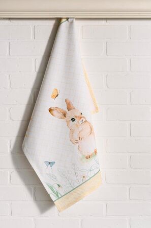 Набір з 3 багатоцільових кухонних рушників Maison d&39 Hermine Rural Christmas, 100 бавовна Барні рушники День подяки/Різдво (50 см x 70 см) (13 - Великодні роси)