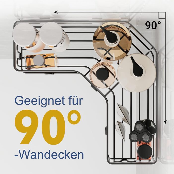 Полка для душа 3 в 1, нержавеющая сталь RUIHANDA