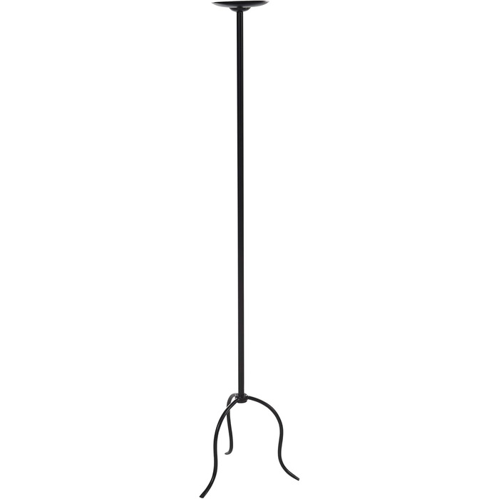 Підсвічник для підлоги з заліза чорного кольору 120 см, сучасний, Almada