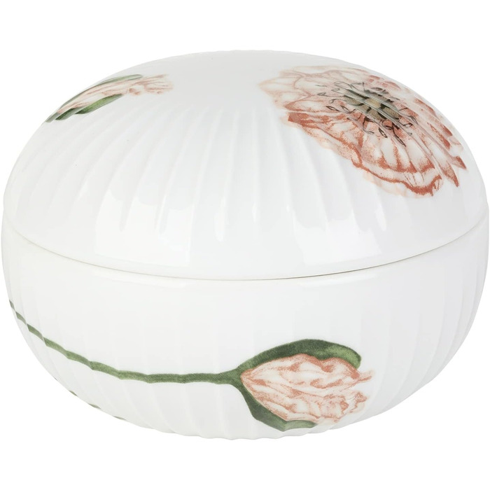 Ємність для солодощів з кришкою 12 см біла Poppy Hammershøi Kähler