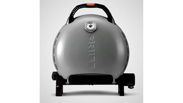 КОМПЛЕКТ Портативний переносний газовий гриль O-GRILL 600T, срібло + шланг в подарунок! Код: 011681