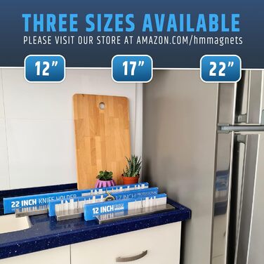 Преміальний 61-сантиметровий магнітно-смуговий ніж для стіни HMmagnets
