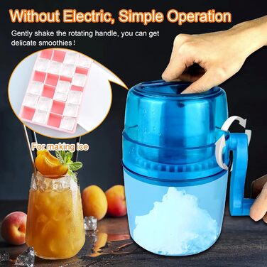 Льодоподрібнювач ручний синій Tosucs