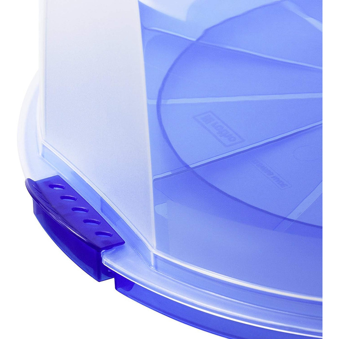 Купол для коржів Rotho Fresh, пластик (PP), без BPA, (35,5 x 34,5 x 11,6 см) (зелений/прозорий)