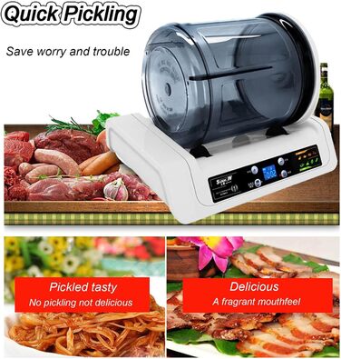 Вакуумний маринатор для м'яса та овочів 7 л білий LNNLOO