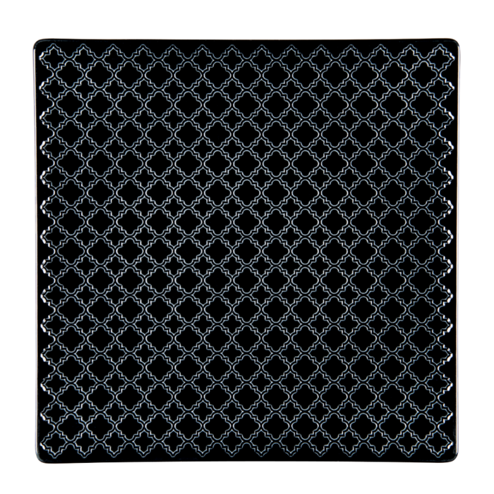 Тарілка квадратна Lubiana Marrakesz 30.5X30.5 см чорна 4296K80E