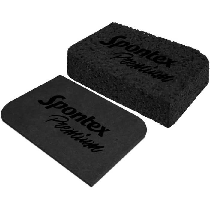 Набір губок для миття 3 шт. 10,8 x 6,8 x 30 см чорний Spontex