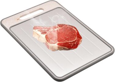 Дошка для розморожування та нарізання 31,1 х 21 см, білий/бежевий SMELEYOU