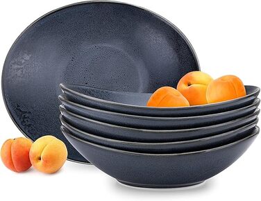 Набор глубоких тарелок на 6 человек, фарфор, 450 мл Konsimo