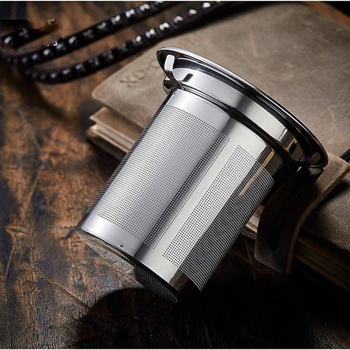 Скляний чайник з ситечком з нержавіючої сталі 900 мл TAMUME