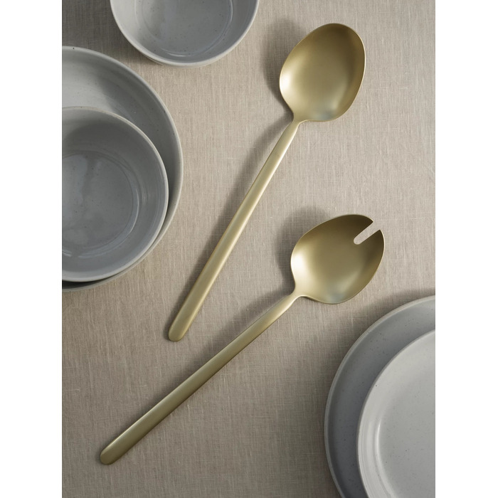 Набір ложок для салату, 2 предмети, золотисті Stella Blomus